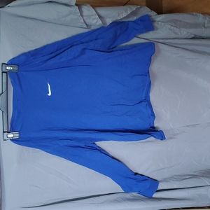 Nike tee. Long sleeve. Athletic cut. XXL Blue.